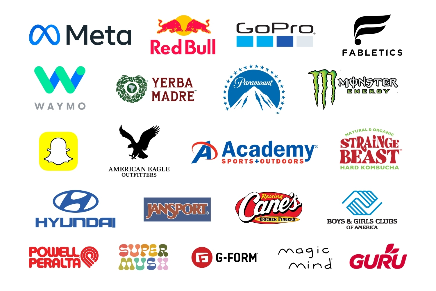 Brands Brandon has worked with